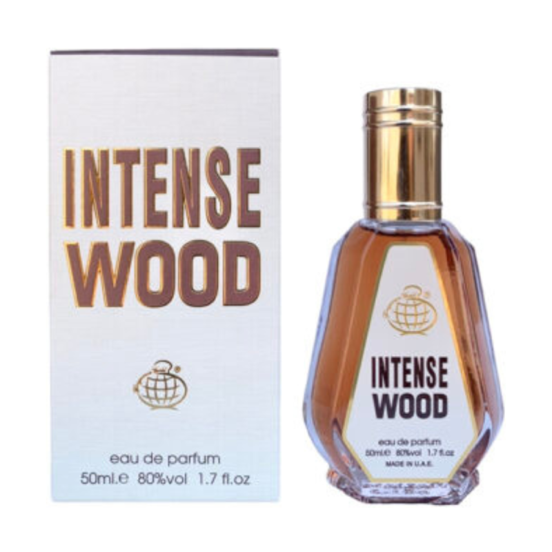 Eau de Parfum Fragrance World Intense Wood - unisex - 50ml · Smarty Paris Beauté